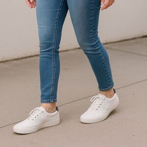 J. Crew Women's White Sneakers